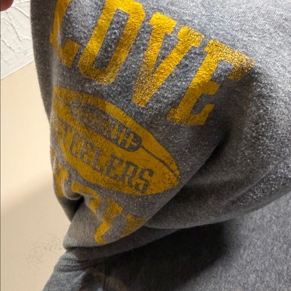 PINK Victoria's Secret Gray Steelers nfl hoodie - Picture 6 of 6